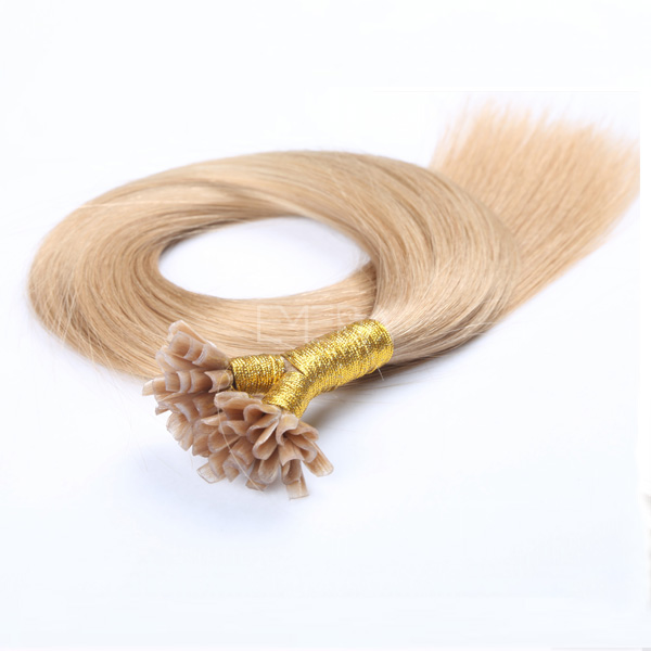 Pre- bonded Hair Extensions Supplier Sample Available Remy Human Hair Extensions  LM277 